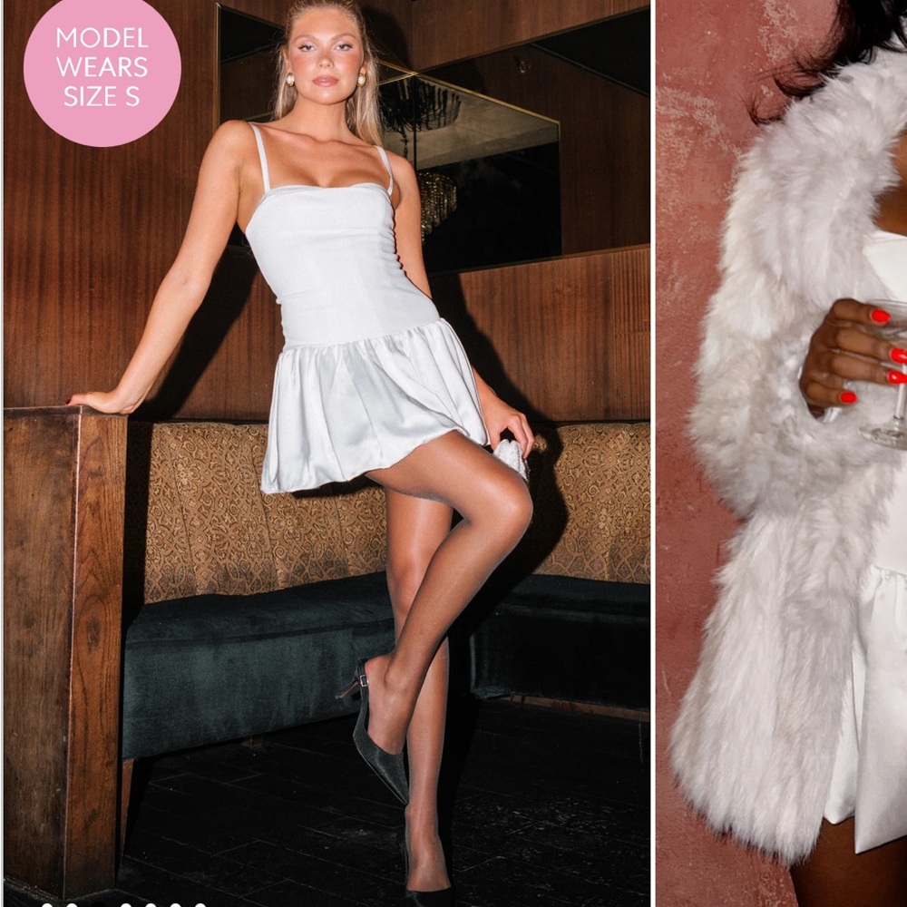 Show Me Your MuMu White Mini Dress